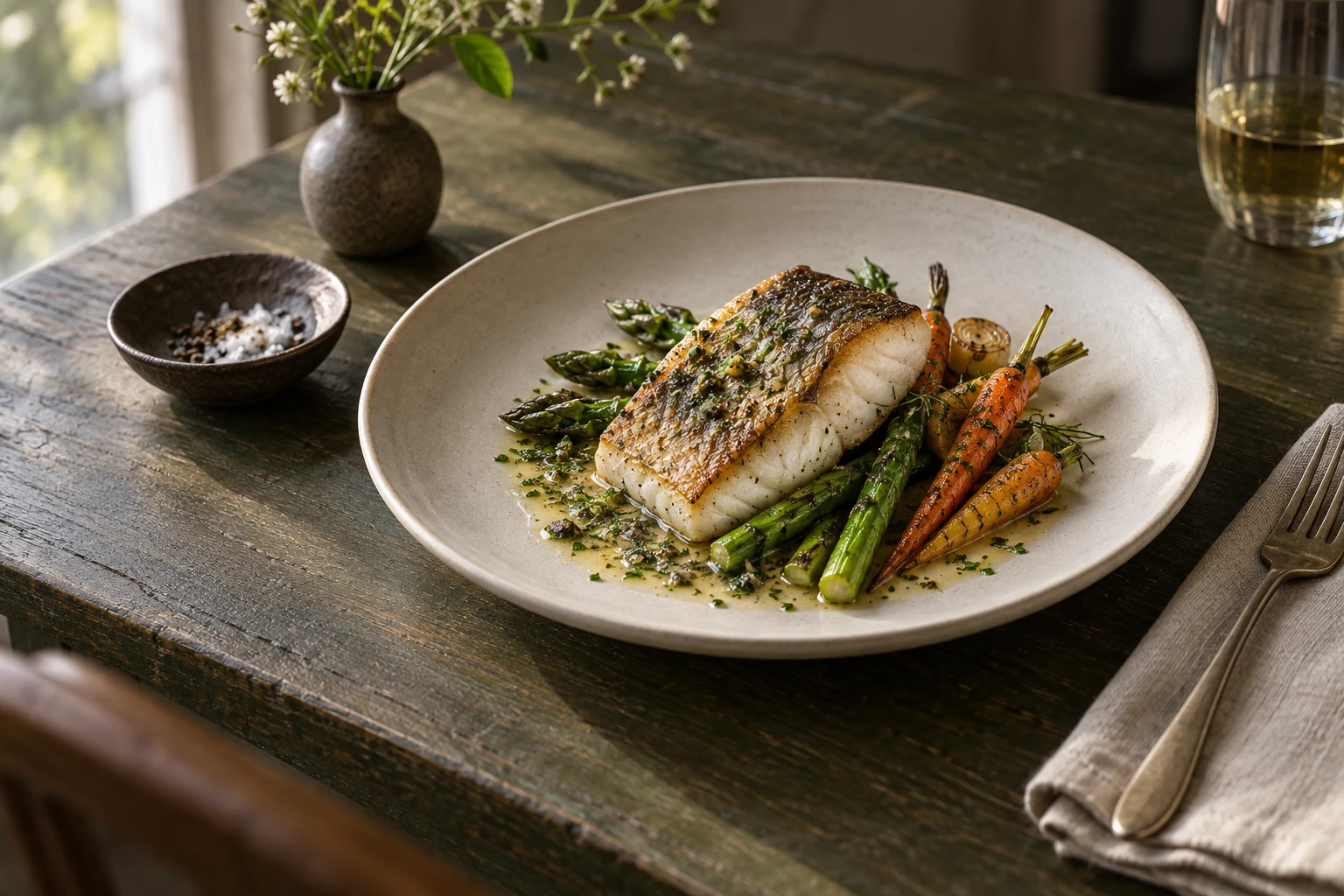 Seasonal fish plate